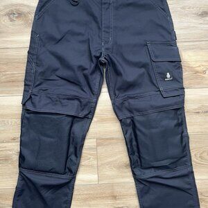 Mascot Navy Blue Workwear Knee Guard Work Pants - Men Size 32.5 X 29